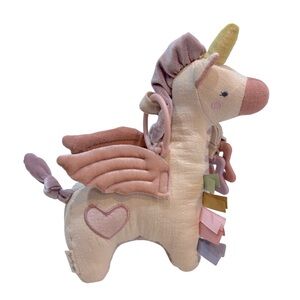 Itzy Ritzy Unicorn Baby Toy Plush Crinkle Sensory Tags